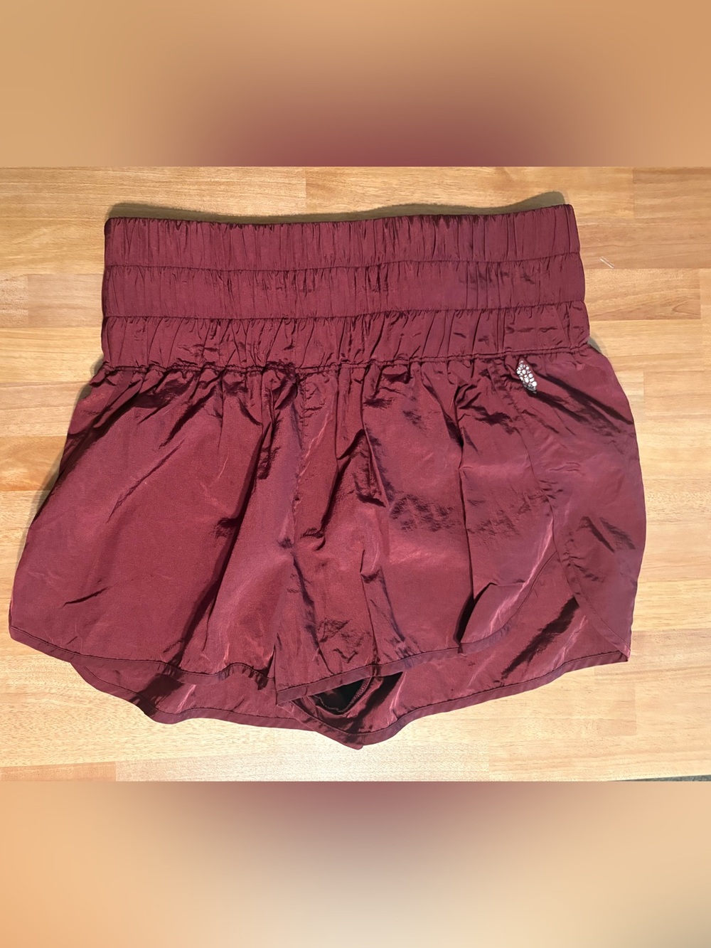 Free people maroon shorts